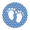 Mažosios pėdutės logotipas